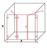 Kabina prysznicowa wnękowa BETA 31