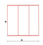 ŚCIANA SZKLANA BEZ DRZWI