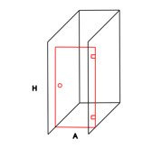 Kabina prysznicowa wnękowa BETA 12