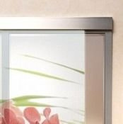 System wzmocniony SPC, osłona płaska ze stali szlachetnej, matowa