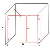 Kabina prysznicowa wnękowa BETA 22
